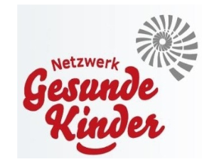 Logo Netzwerk Gesunde Kinder Logo des Netzwerks Gesunde Kinder mit stilisiertem Windrad.